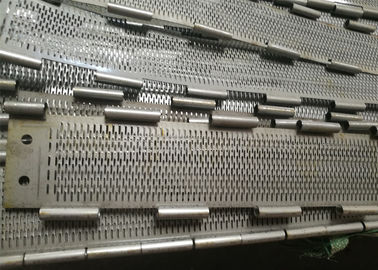 Steel Hinge Transport Plate Conveyor Belt Durable Resistant To Heat And Corrosion