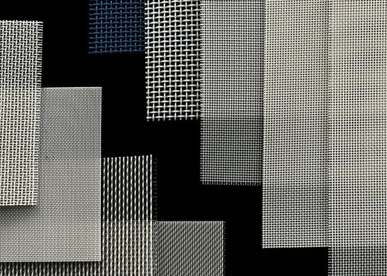 Blue White Polyester Mesh Belt Plain Weave Square Hole For Paper Machine