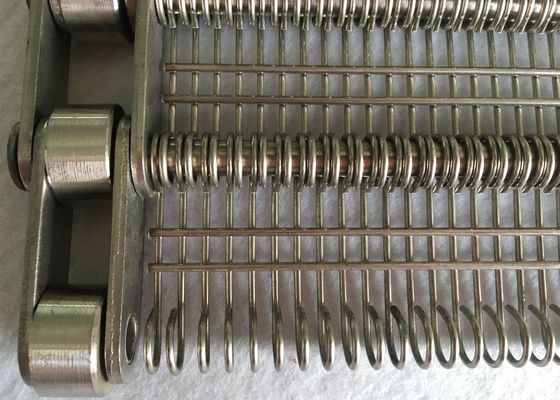Food Processing Industry Stainless Steel 1.2mm Spiral Mesh Belt