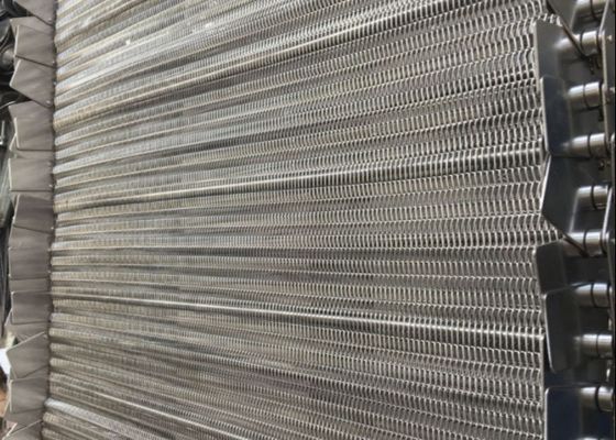 Strawberry Cleaning System 304 Stainless Steel Chain Link Conveyor Belt