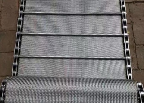 Quick Freezing Industry Chain Conveyor Belt Food Grade 304 Stainless Steel
