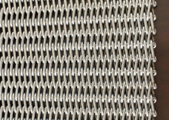 খাদ্য গ্রেড ভারসাম্যপূর্ণ Weave কনভেয়র বেল্ট 304 স্টেইনলেস স্টীল