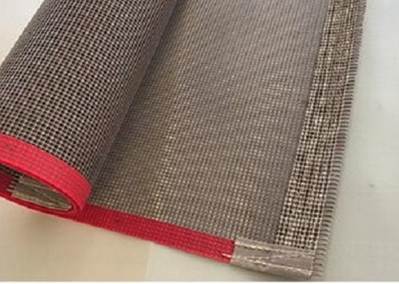 প্রস্থ 30cm প্রলিপ্ত ফাইবারগ্লাস ড্রায়ার মেশ Ptfe কনভেয়ার বেল্ট তাপ প্রতিরোধী