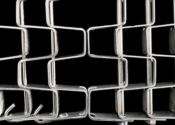 শিল্প পরিবহনের জন্য স্টেইনলেস স্টীল মধুচক্র কনভেয়র বেল্ট