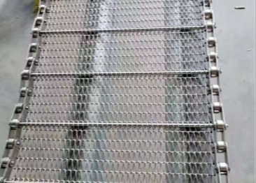 খাদ্য পরিবহনের জন্য উচ্চ তাপমাত্রা প্রতিরোধী স্টেইনলেস স্টীল কনভেয়র বেল্ট