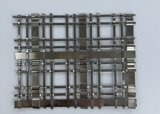 স্থাপত্য শৈলী উচ্চ শক্তি মরিচা প্রমাণ স্টেইনলেস স্টীল আলংকারিক জাল