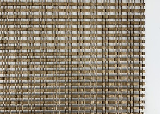 আলংকারিক সমাপ্তি টেকসই কাঠামো অভিন্ন বয়ন ধাতু আলংকারিক জাল