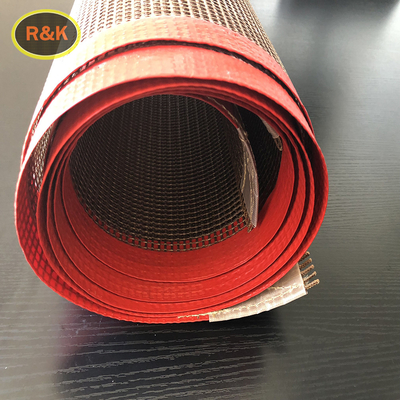 তাপ প্রতিরোধী ইউভি ড্রায়ার Ptfe PTFE Mesh Carpet Mat জন্য কনভেয়র বেল্ট