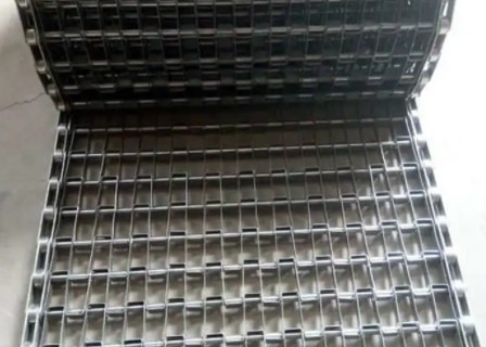 সবজি পরিবাহক ধোয়ার জন্য চেইন লিংক 304 ফ্ল্যাট ওয়্যার মেশ বেল্ট